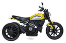 Moto Elettrica per Bambini 12V Ducati Scrambler Icon Gialla-2