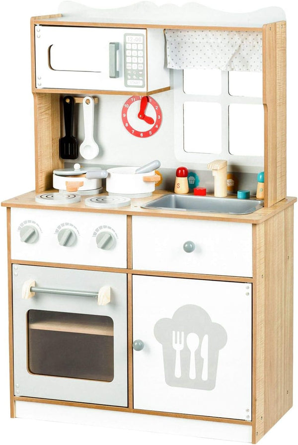 acquista Cucina Giocattolo per Bambini 60x30x93 cm in Legno con Accessori  Bianca