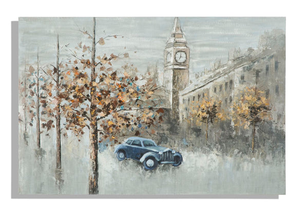 Peinture sur Toile Londres 120x3,7x80 cm en Aluminium, Bois et Toile sconto