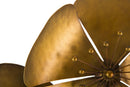 Pannello Flower Oroy 94x6x50 cm in Ferro Oro-2