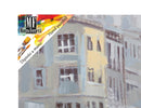 Dipinto su Tela Rain London 100x3x100 cm in Legno e canvas-6