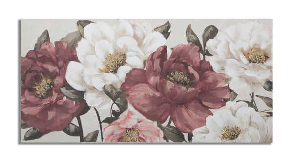 Peinture sur Toile Rouge Flowy 120x3,7x60 cm en Bois de Pin et Toile Multicolore acquista