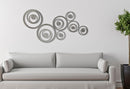 Pannello da Muro Bubbles 120x1,2x60 cm in Ferro Argento-4