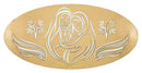 Pannello Nativity Oro 120x2x60 cm in Ferro MDF e Specchio Oro-1