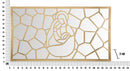 Pannello Nativity Oro Rettangolare 120x2x66 cm in Ferro MDF e Specchio Oro-6