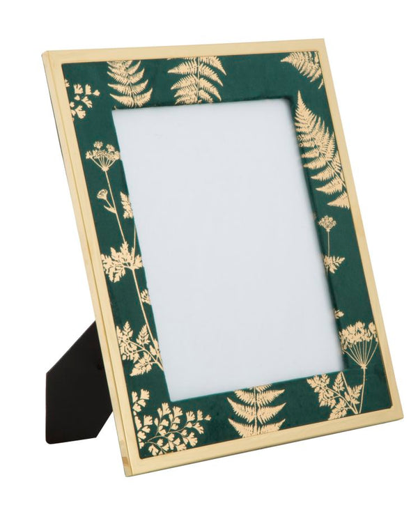 Cadre Glam Vert 28x1,5x33,5 cm en MDF Fer et Verre Vert et Or sconto