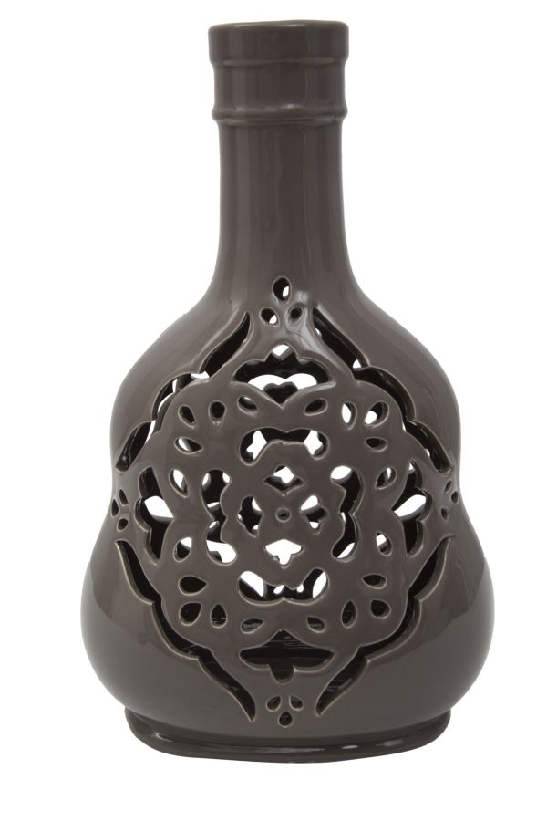 Vase à découper gris 16,5x11x27 cm Mud Porcelain acquista