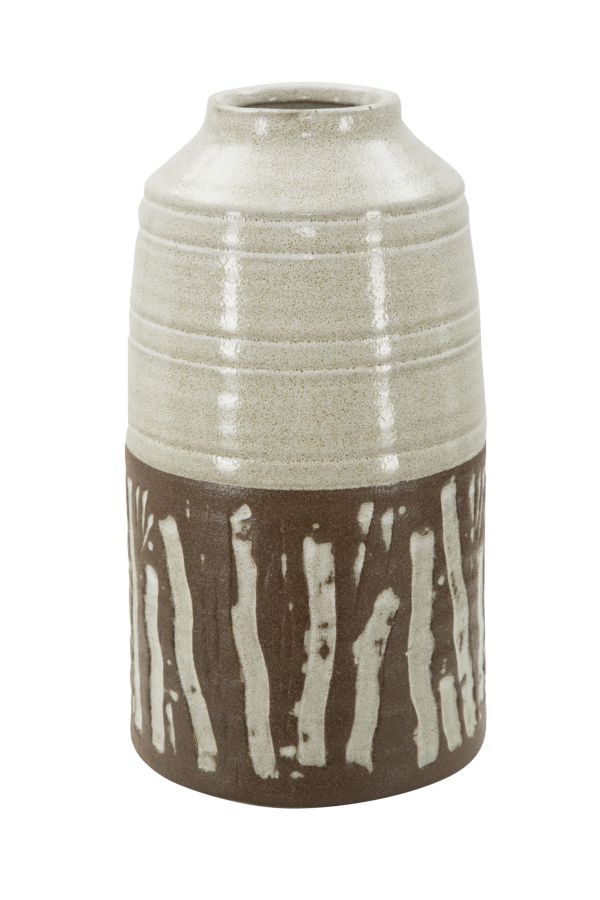 Vase africain Ø15x29,5 cm en céramique sconto