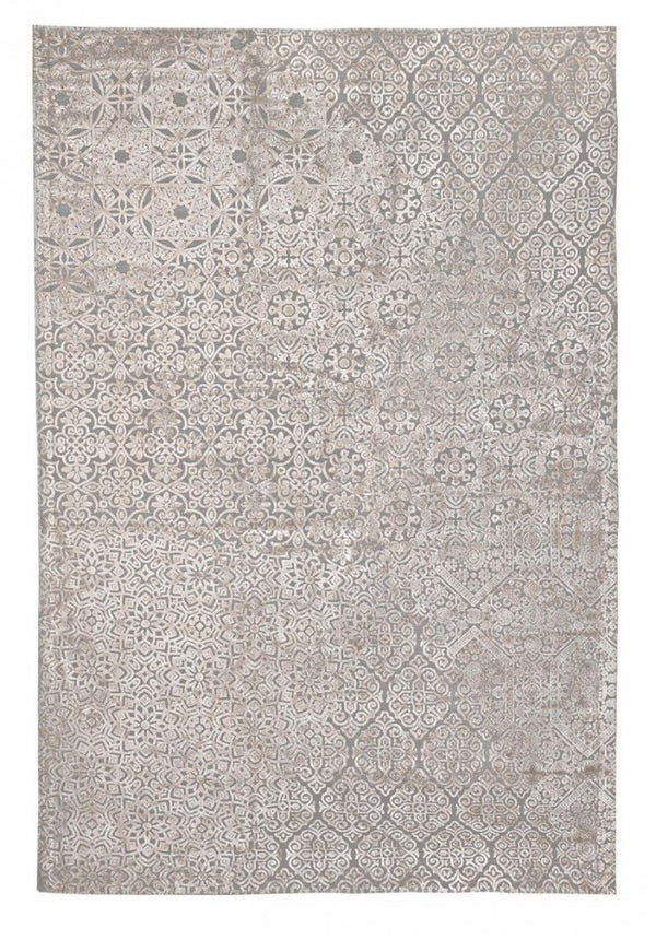 Tapis Gris Clair Impérial 200x300 cm en Viscose prezzo