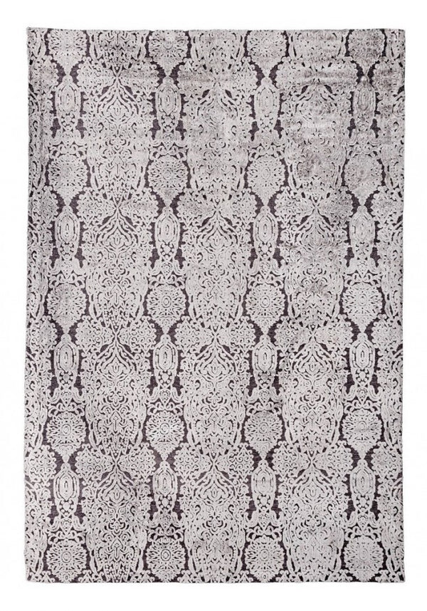 Tapis Delhi Gris Foncé 160x230 cm en Viscose online