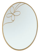 Specchio Oro Butterfly Line 66x3x90 cm in Ferro e MDF Oro-1