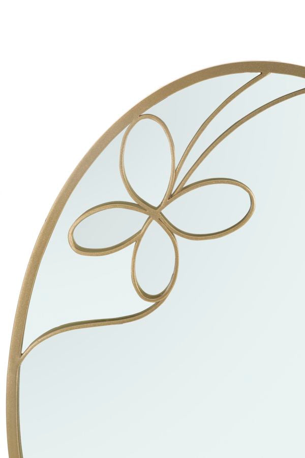 Specchio Oro Butterfly Line 66x3x90 cm in Ferro e MDF Oro-2