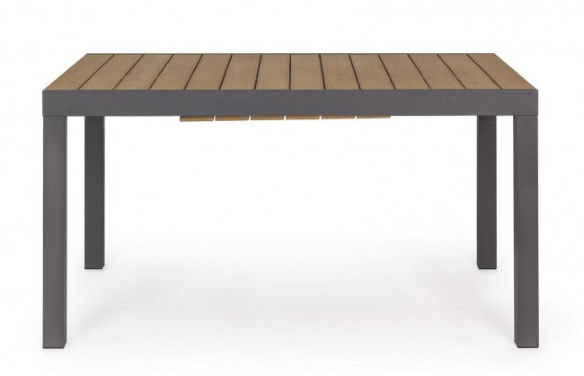 Tavolo Allungabile Elias 140-200x90 cm Antracite in Alluminio-4