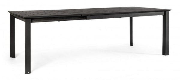 Konnor Table Extensible 160-240x100 cm Anthracite en Aluminium prezzo