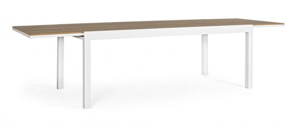 Table Extensible Elias 200-300x95 cm Blanc en Aluminium acquista