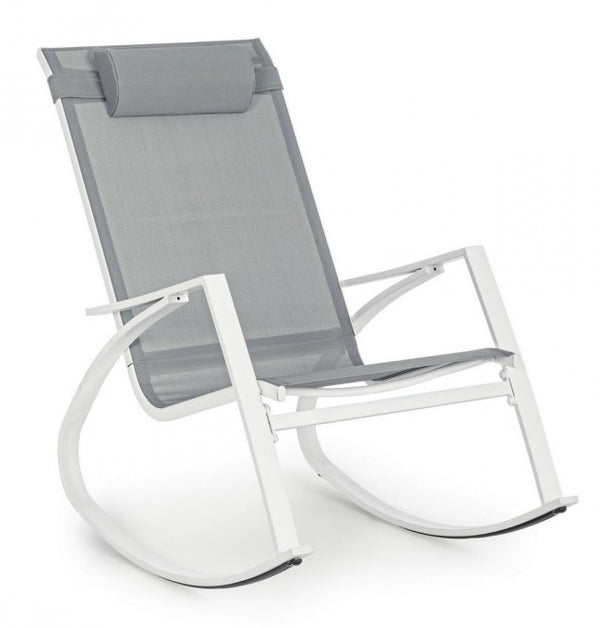 Fauteuil à bascule Demid blanc en métal prezzo