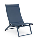 Set 2 Poltrone da Giardino 53x166,5x90 cm in Alluminio Taylor Navy-2