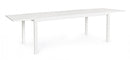 Tavolo Allungabile Hilde 200-300x100 cm Bianco in Alluminio-1