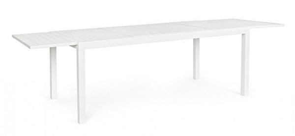 online Table Extensible Hilde 200-300x100 cm Blanc en Aluminium