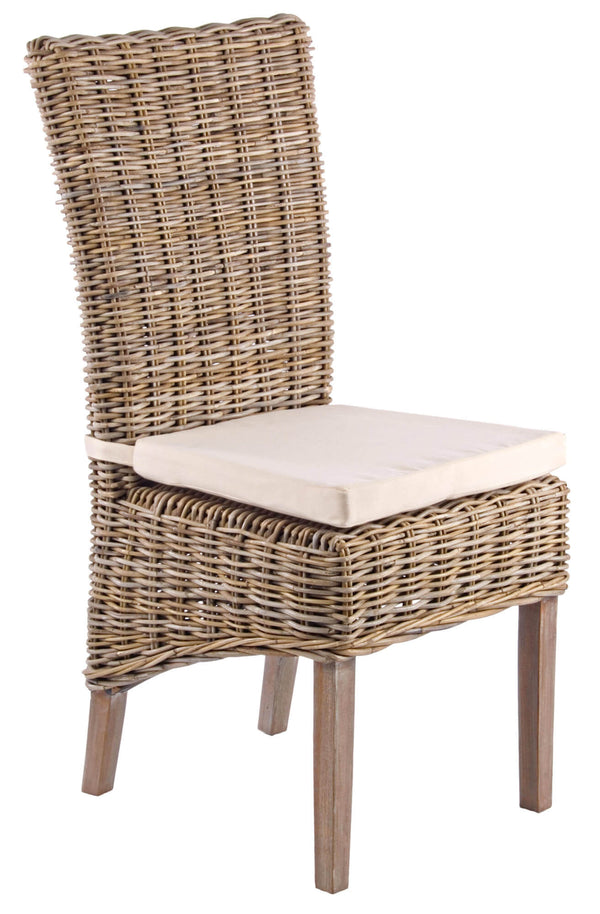 Chaise de jardin 48x59x104 cm avec coussin Luzia Acajou prezzo
