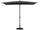 Parasol de jardin 2x3 m Mât Ø38 mm Lyon Gris Foncé