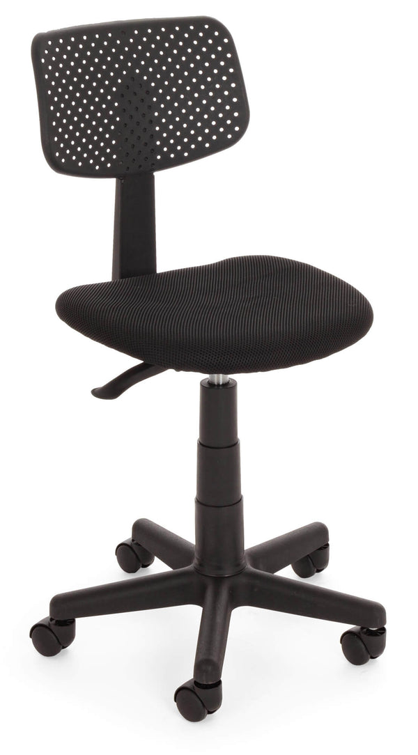 Chaise de bureau opérative en tissu maillé Artemis noir sconto