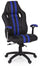 Chaise de jeu en similicuir bleu araignée