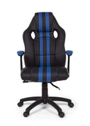 Sedia Poltrona da Gaming in Similpelle Spider Blu-4