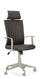 Chaise de bureau Gordon en tissu noir