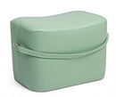 Pouf Giona Rettangolare Verde Chiaro in Similpelle-1