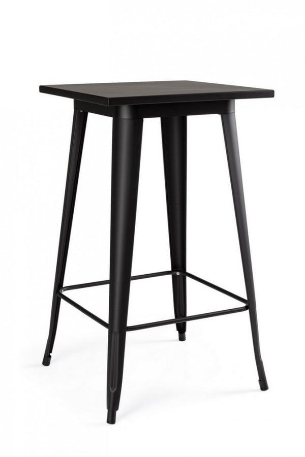 Table de Bar Minnesota Carré Noir H103 en Métal acquista