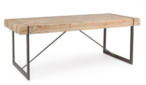 Table Garrett 200x90 Fixe en Bois sconto