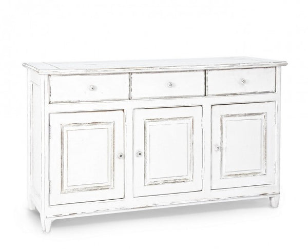 Colette Buffet 3 Portes 3 Tiroirs en Bois sconto