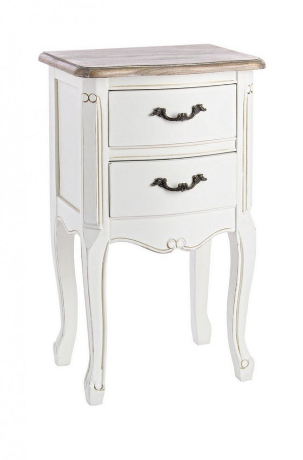 Commode 2 Tiroirs Justine en Bois sconto