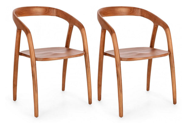 Lot de 2 chaises en bois Yves 54,5x56x76,5 cm online