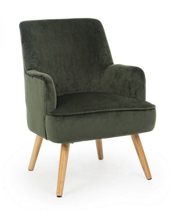 Fauteuil Adeline Forest en Velours acquista