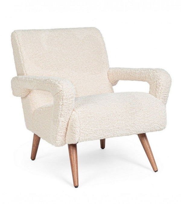 acquista Fauteuil Berna en bois blanc