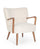 Fauteuil Moritz en bois blanc