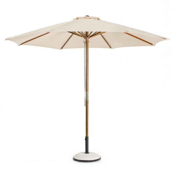 acquista Parasol de Jardin Naturel en Bois Syros 3m