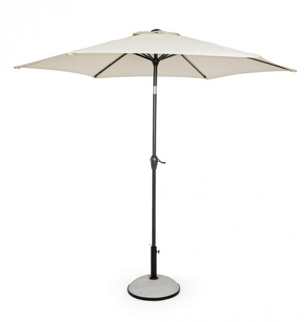 prezzo Kalife Parasol de Jardin avec Articulation 2,7m Ecru en Aluminium