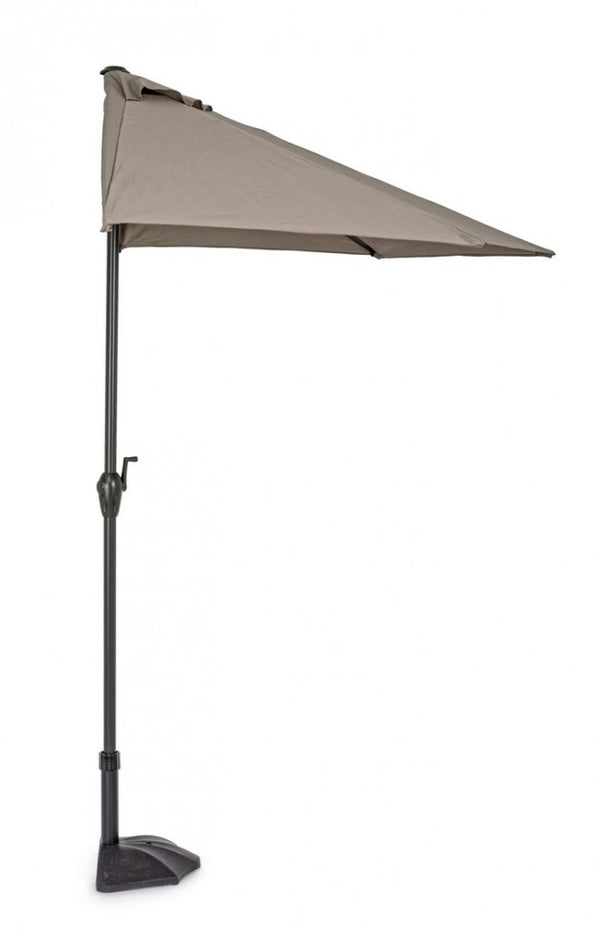 Kalife Mezzaluna Parasol de Jardin 2,7m Taupe en Aluminium acquista