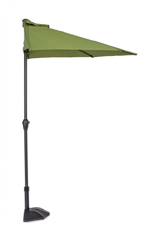 Kalife Mezzaluna Parasol de Jardin 2,7m Olive en Aluminium sconto