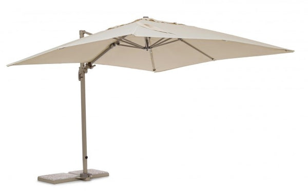 online Parasol de Jardin Décentralisé Zaragoza 3x3m Sable en Aluminium