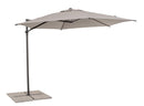 Ombrellone da Giardino Ø330x244 cm in Acciaio Rica Grigio-1