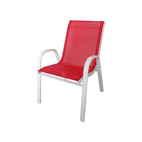 prezzo Taddei Stack Baby Fauteuil enfant en fer rouge et textilène