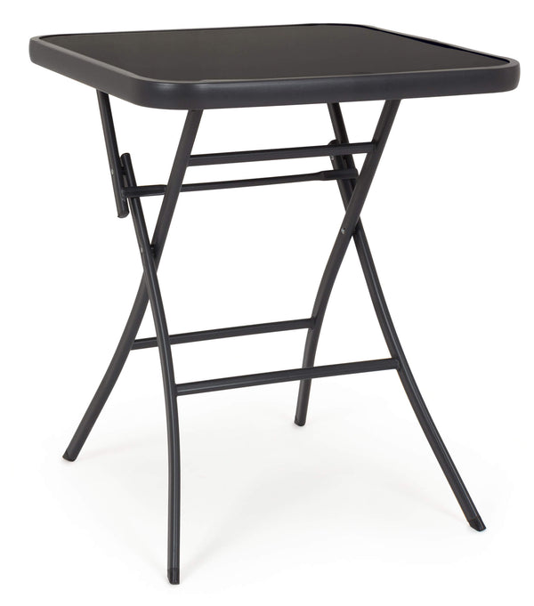 online Table de jardin pliante 60x60x70 cm en acier noir