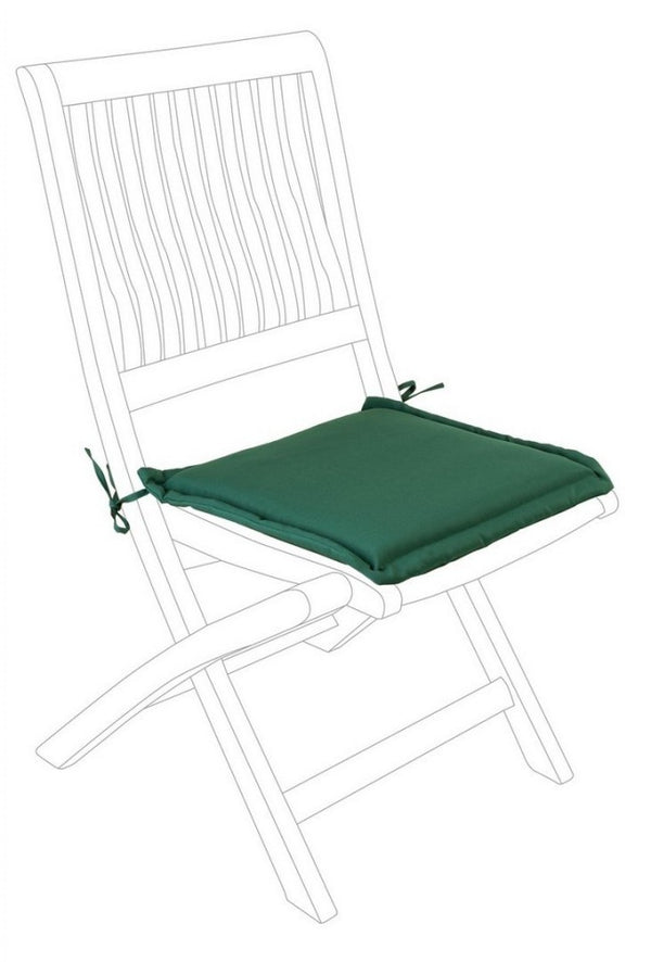 prezzo Coussin d'assise carré en tissu Poly180 vert foncé pour l'extérieur