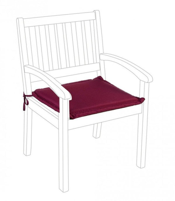 Coussin Poly180 Bordeaux pour fauteuil d'extérieur en tissu online