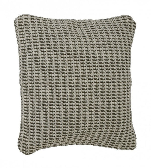 sconto Housse de coussin d'extérieur Surat Aloe 45x45 en tissu d'extérieur