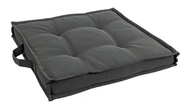 Coussin Carré Carbone Poly230 en Tissu pour Extérieur online